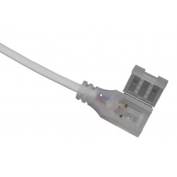 Conector de conexión y alimentación para tira LED 230V de 12mm con cable 210mm